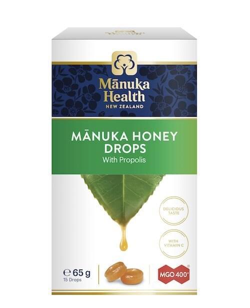 Bomboane dropsuri cu miere de Manuka MGO 400+ (65g) (propolis) - poza 1