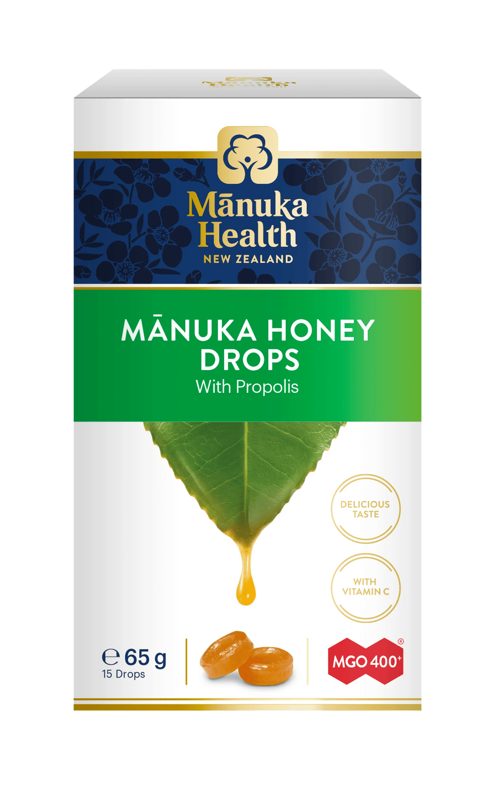 Bomboane dropsuri cu miere de Manuka MGO 400+ (65g) (propolis) - poza 2