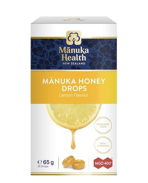 Bomboane drosprui cu miere de Manuka MGO 400+ (65g) (lamaie)