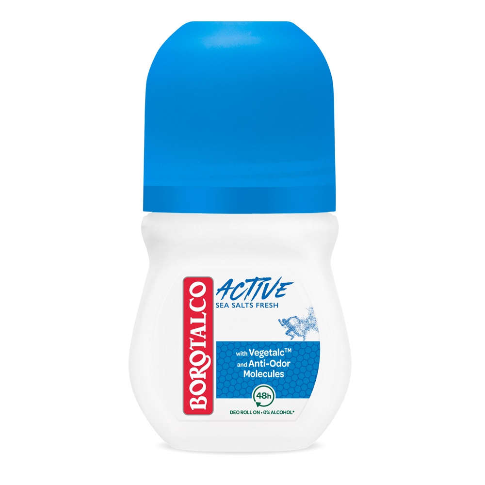 Deo Roll-on Active Sea Salts, 50ml, Borotalco