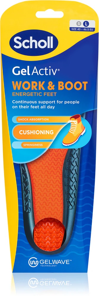 Branturi Gel Activ Work&Boot, marimea L, Scholl