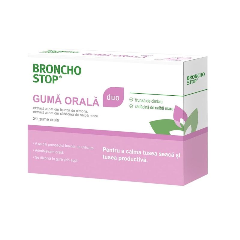 Bronchostop Duo Guma Orala