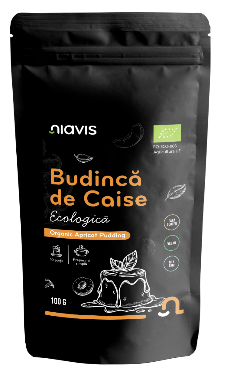Budinca de caise fara gluten, 100g, Niavis