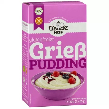 Budinca din gris fara gluten eco, 130g, Bauck Hof