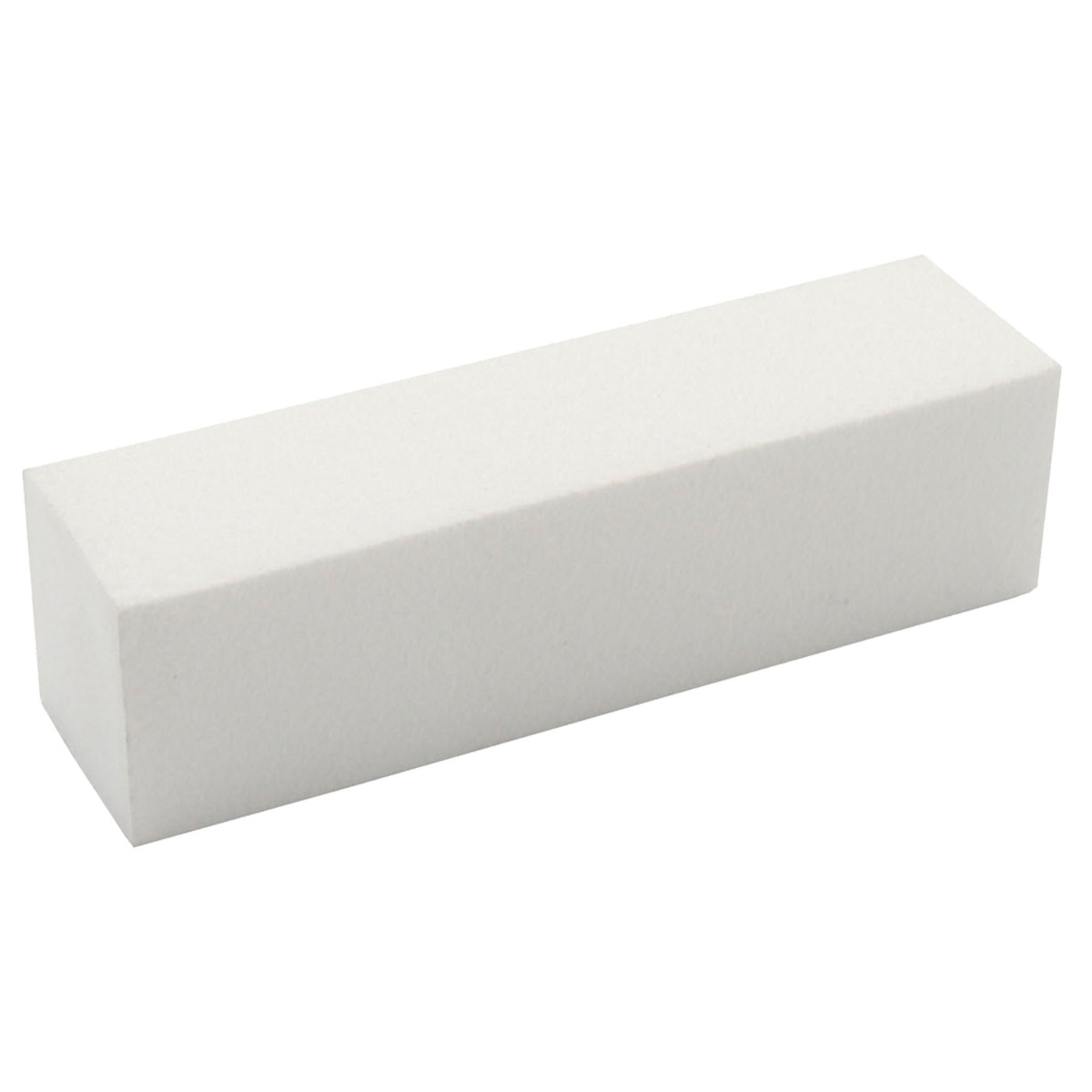 Buffer de unghii PRIMA, pentru pilit/lustruit, bloc alb, 10cm, granulatie 150
