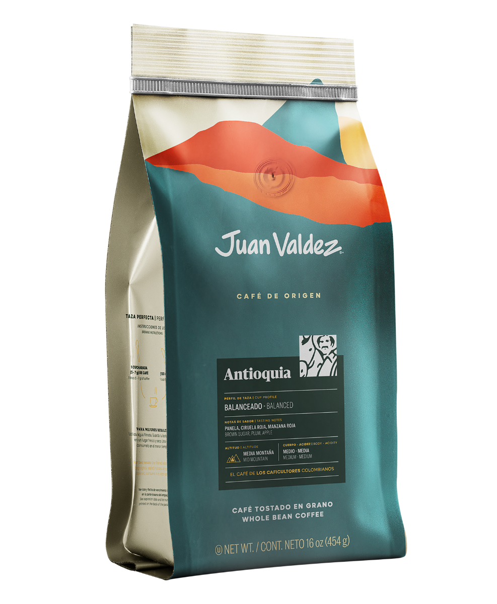 Cafea boabe Origine Antioquia, 454g, Juan Valdez