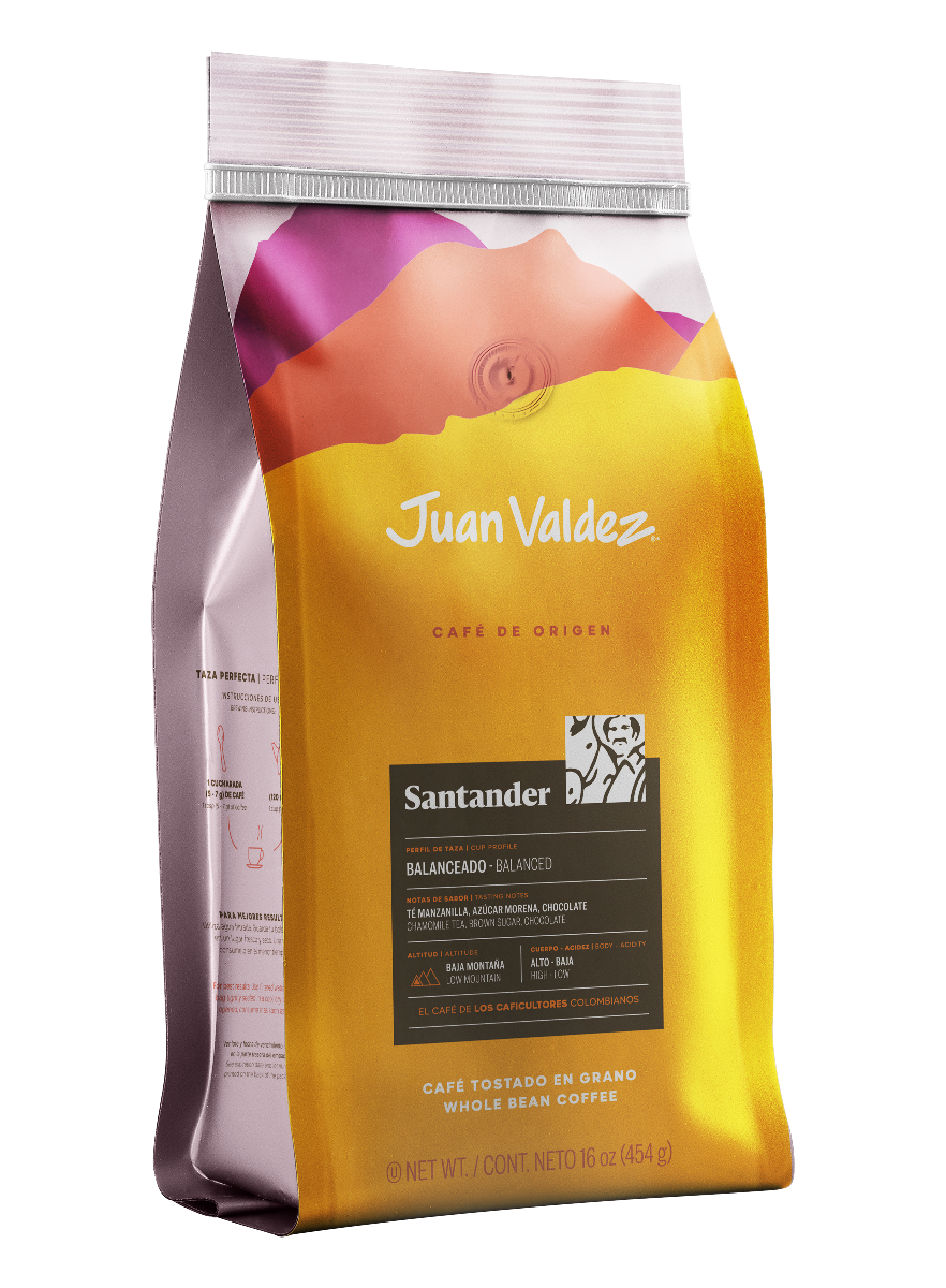 Cafea boabe Origine Santander, 454g, Juan Valdez
