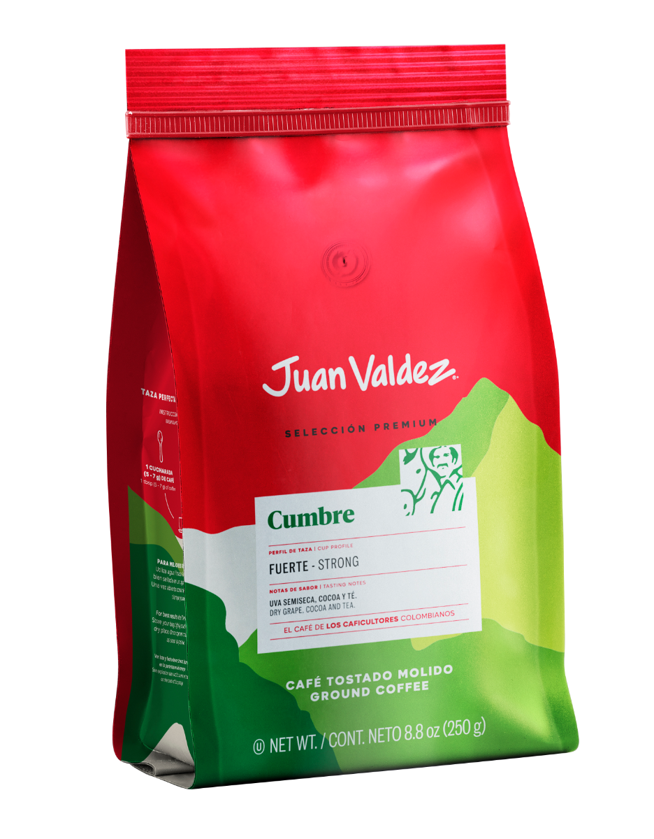 Cafea premium macinata Cumbre, 250g, Juan Valdez
