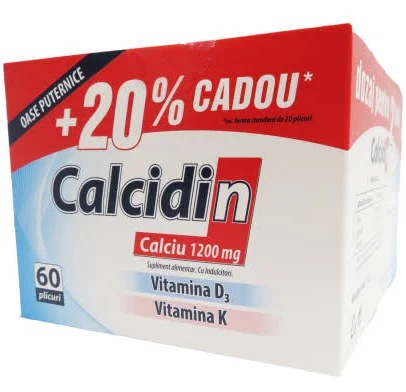 Calcidin, 60 plicuri, Zdrovit