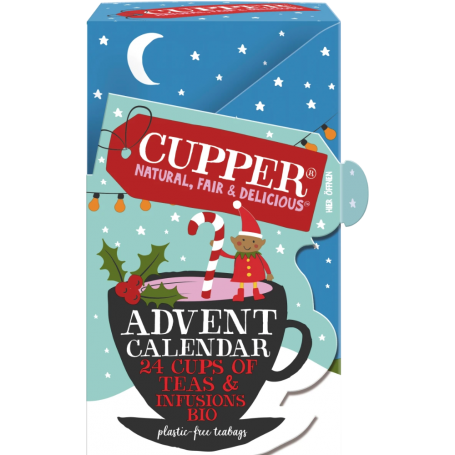 Calendar advent Ceai Eco, 24 plicuri, Cupper