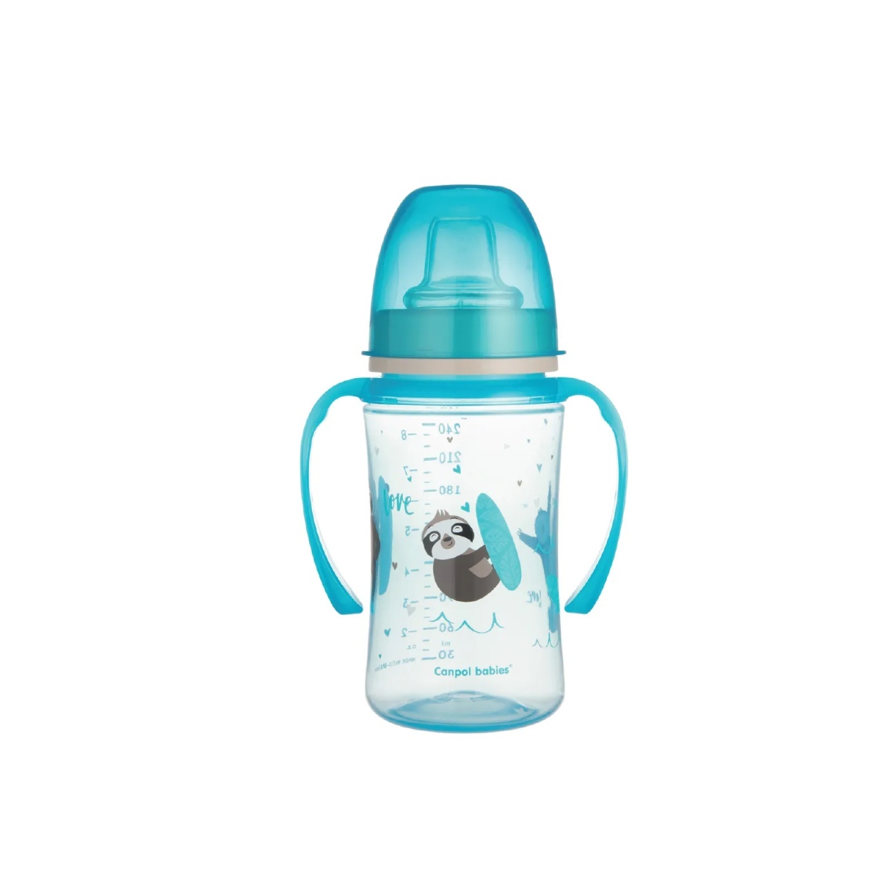 Cana antrenament Easy Start Exotic Animals 6l+, blue, 35/208, 240ml, Canpol
