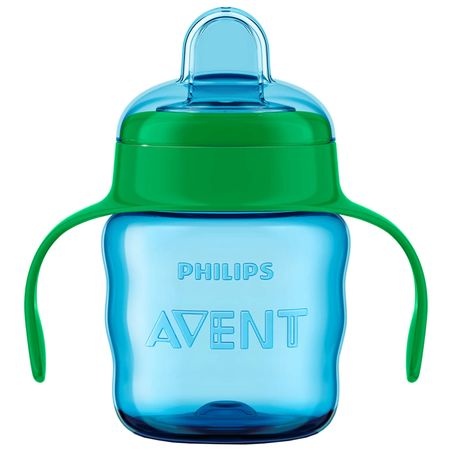 Cana cu tetina de formare si manere 6luni+ SCF551/05, 200 ml, Philips Avent