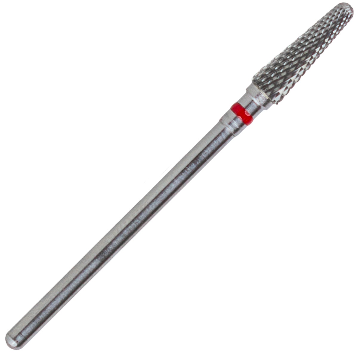 Capat freza carbid extradur C79EFS104, F 040, PRIMA, inel rosu, granulatie fina - freza dentara acrilat / unghii