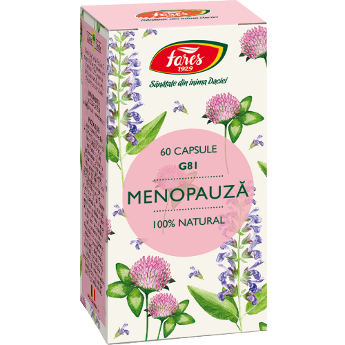 Capsule Menopauza 60cps (formula noua) Fares