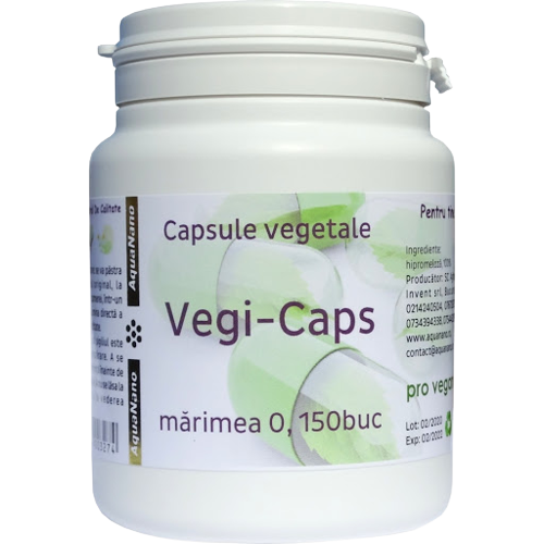 Capsule vegetale goale Vegi-Caps, 150 bucati, Aghoras