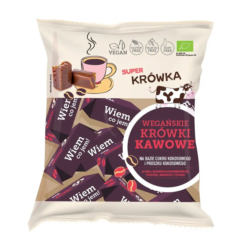 Caramele - aroma cafea bio 150g Super Fudgio