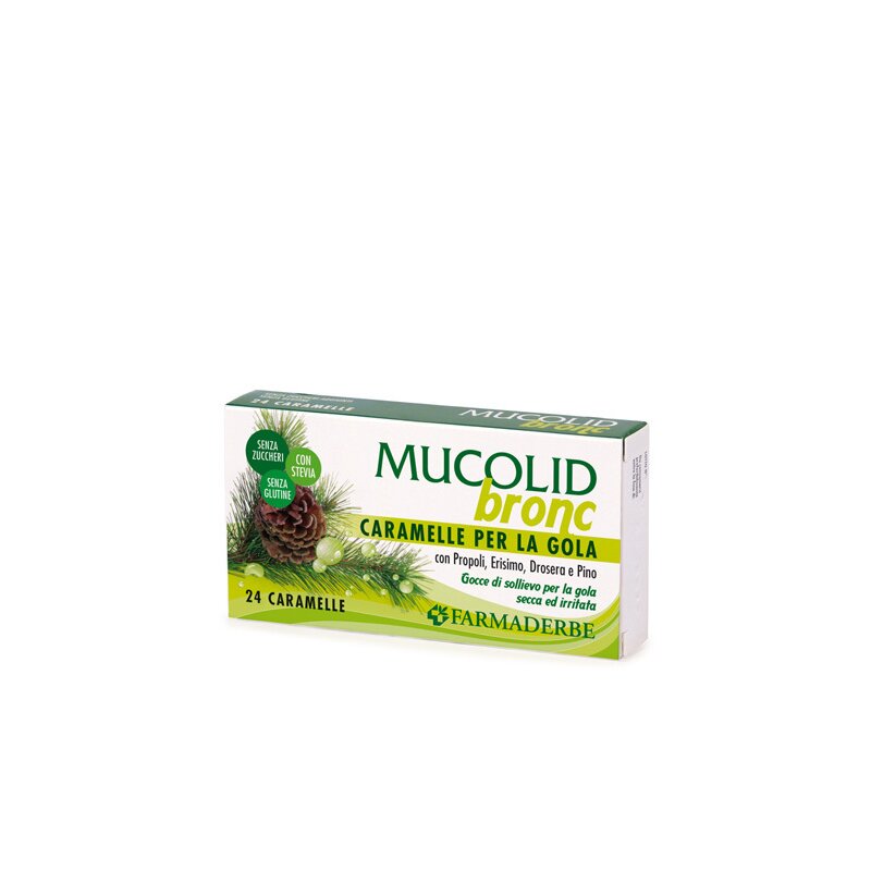 Caramele mucolid cu eucalipt, 24bucati, Farmaderbe
