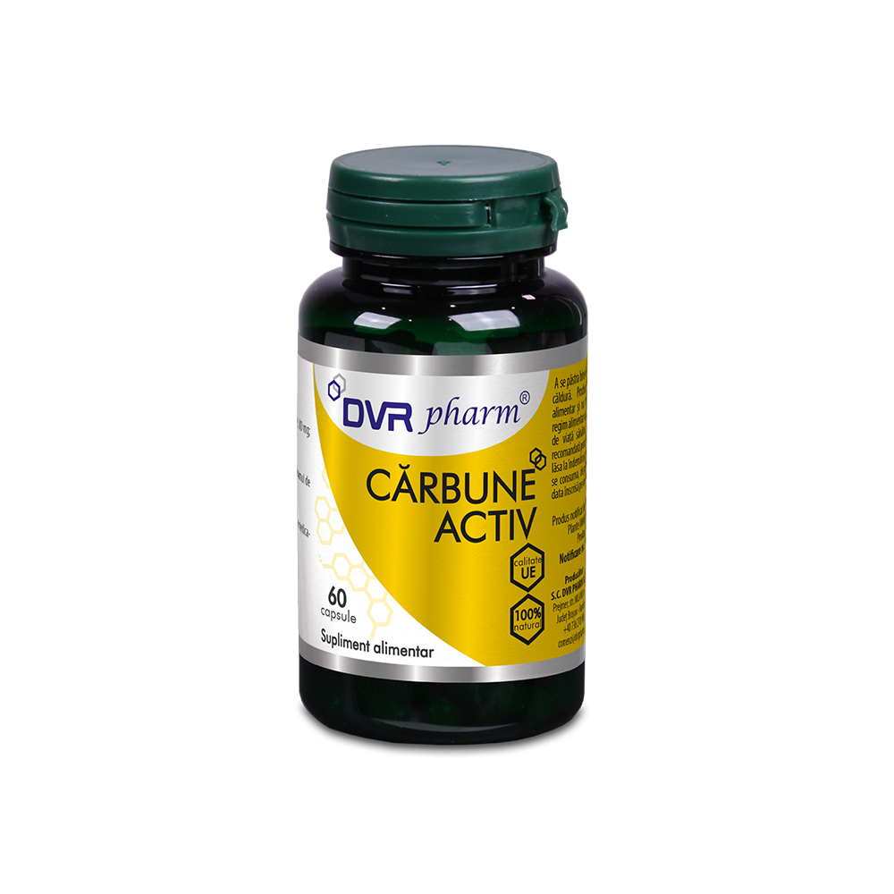 Carbune Activ, 60 capsule, DVR Pharm