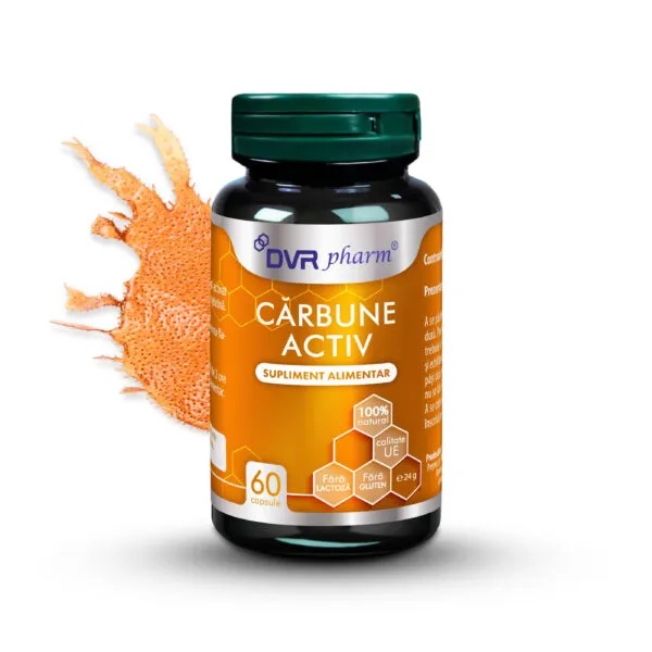 Carbune activ, 60 capsule, DVR Pharm