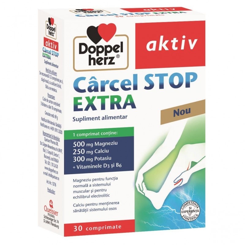 Carcel Stop Extra, 30 comprimate, Doppelherz