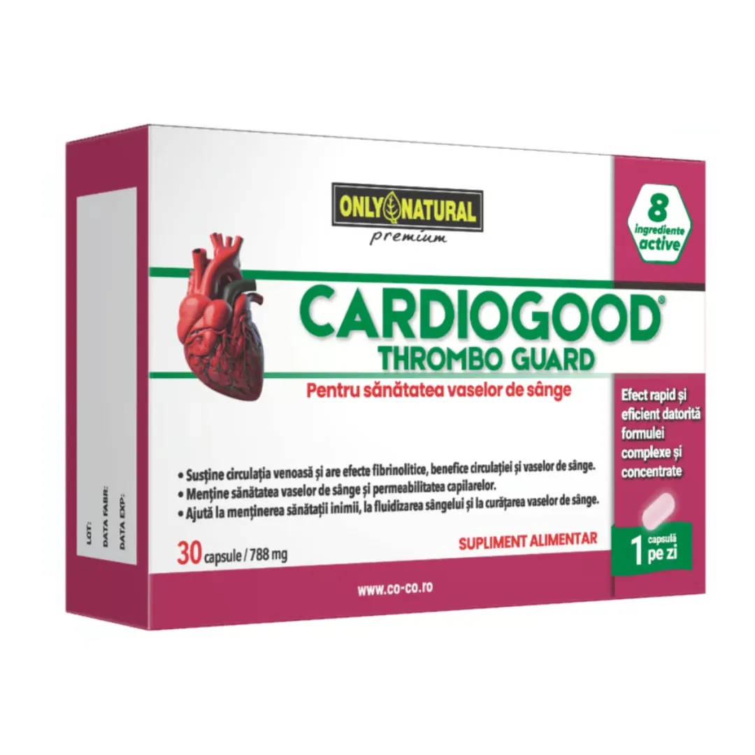 CardioGood ThromboGuard, 30 capsule, Only Natural