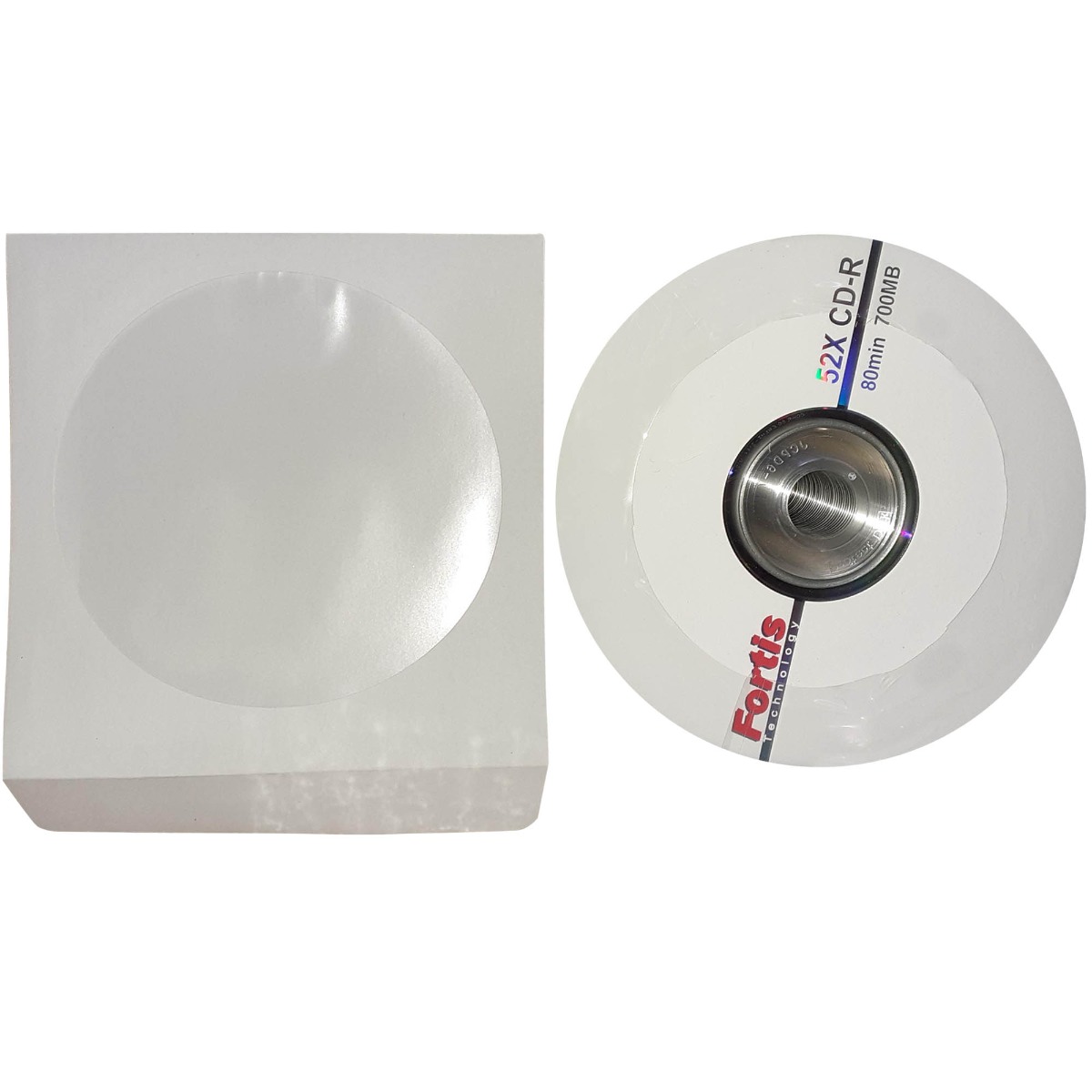 CD printabil CD-R 52X 700MB 80min, alb, 100 bucati