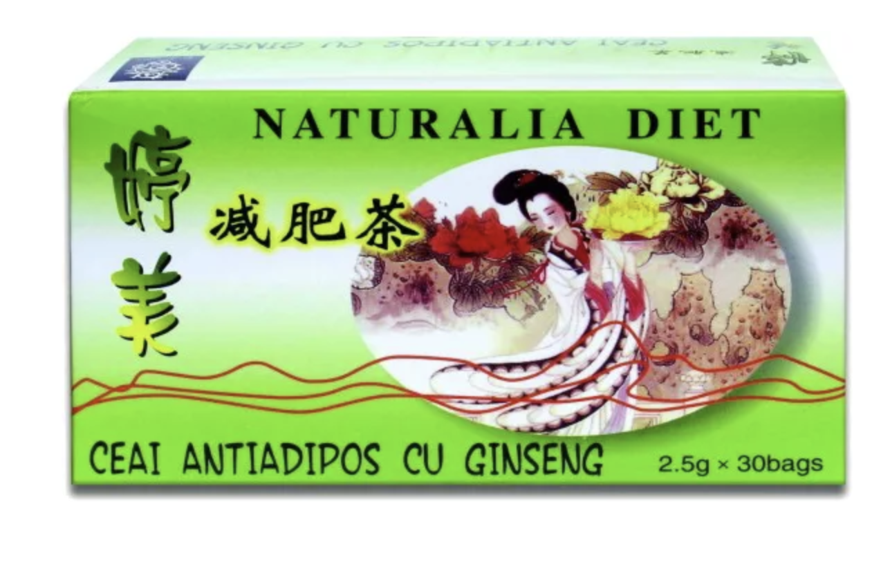 Ceai antiadipos cu Ginseng, 30plicuri - Naturalia Diet - poza 2