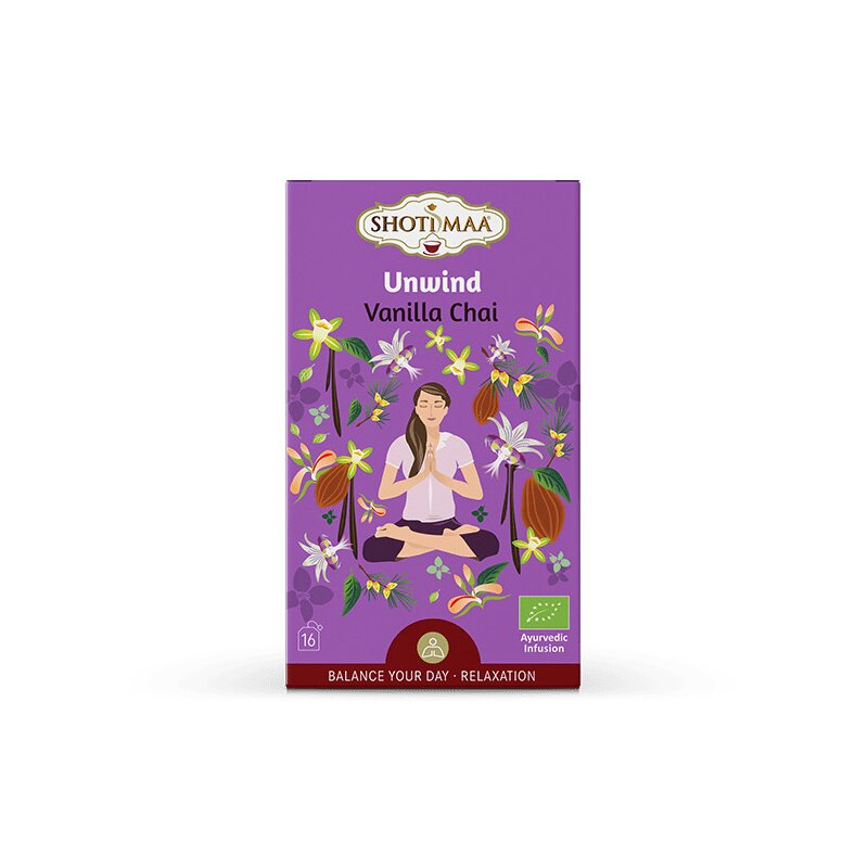 Ceai balance your day - unwind - vanilla chai bio 16dz x 2g 32g Shotimaa