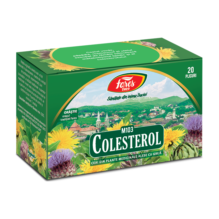 Ceai Colesterol, 20 plicuri, Fares