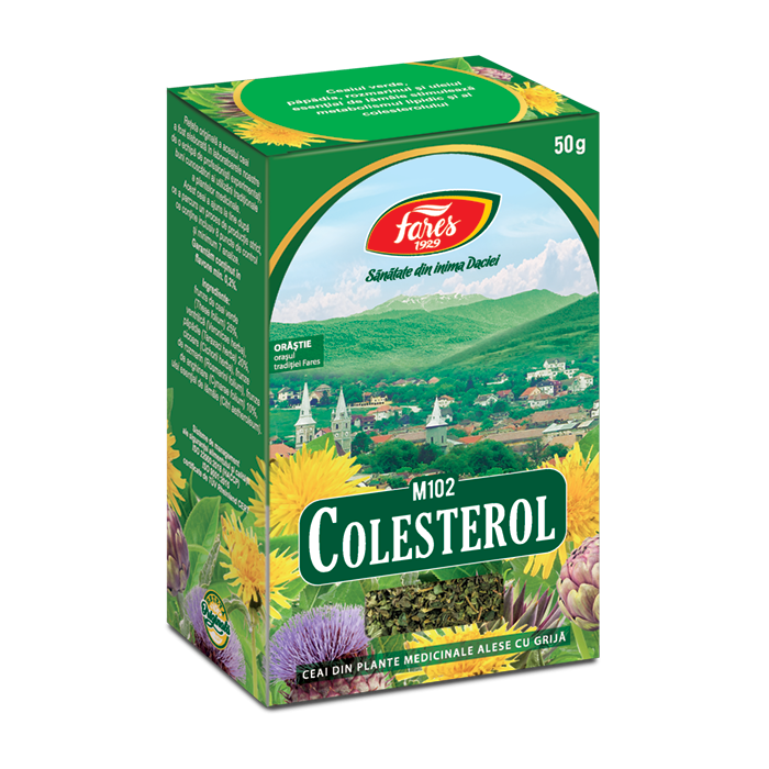 Ceai Colesterol M102, 50g, Fares