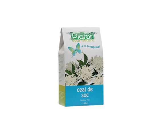 Ceai de flori de soc, 50g, Plafar