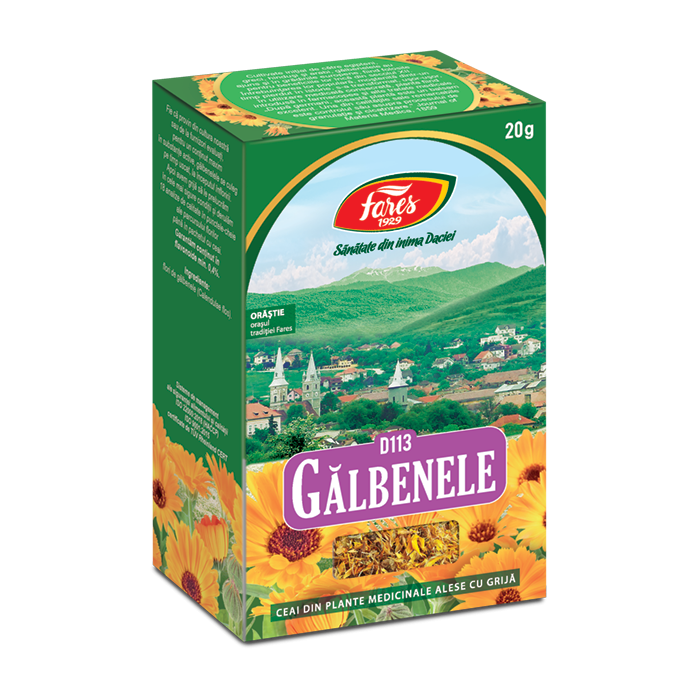 Ceai de Galbenele, 20g, Fares
