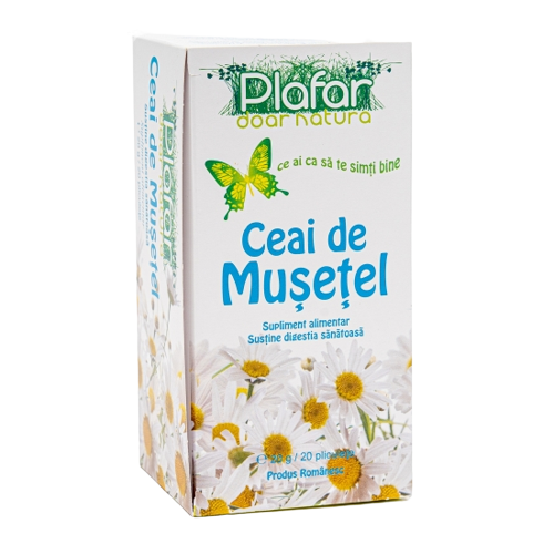 Ceai de musetel, 20 plicuri, Plafar