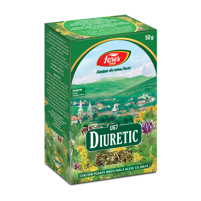 Ceai Diuretic U67, 50g, Fares