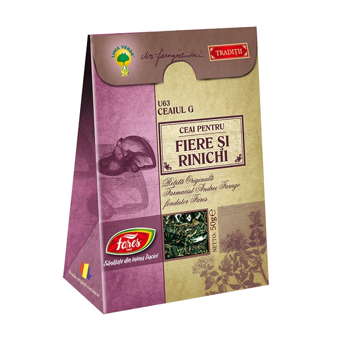 Ceai fiere si rinichi, 50g, Fares