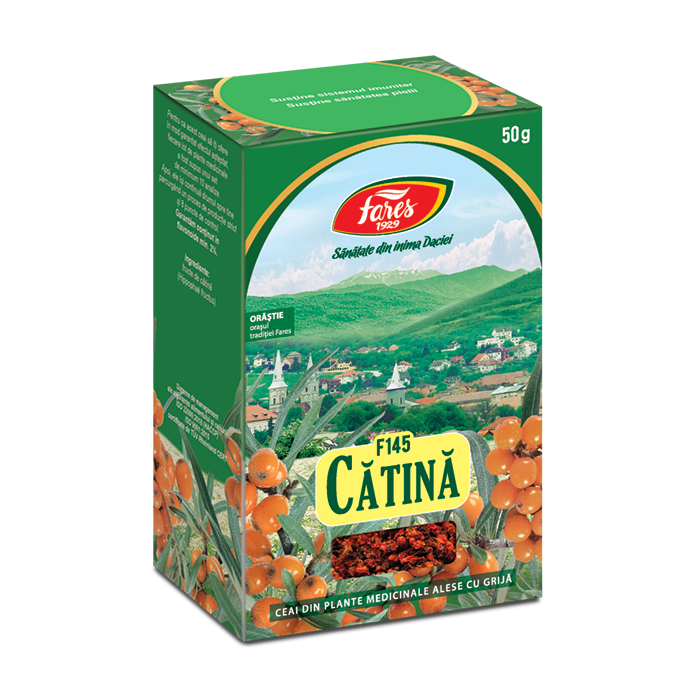 Ceai fructe de catina, 50g, Fares