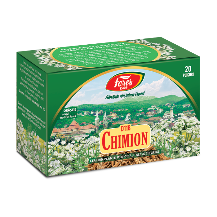Ceai fructe de chimion D118, 20 plicuri, Fares