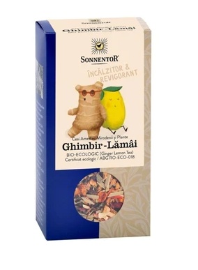 Ceai Ghimbir + Lamaie Eco x 80g, Sonnentor