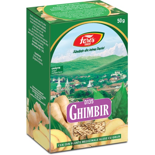 Ceai ghimbir radacina x 50g (Fares)