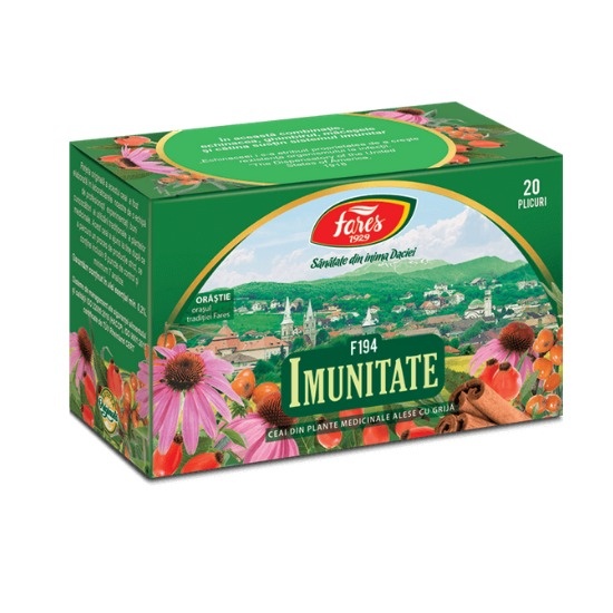 Ceai Imunitate - F194, 20 plicuri, Fares