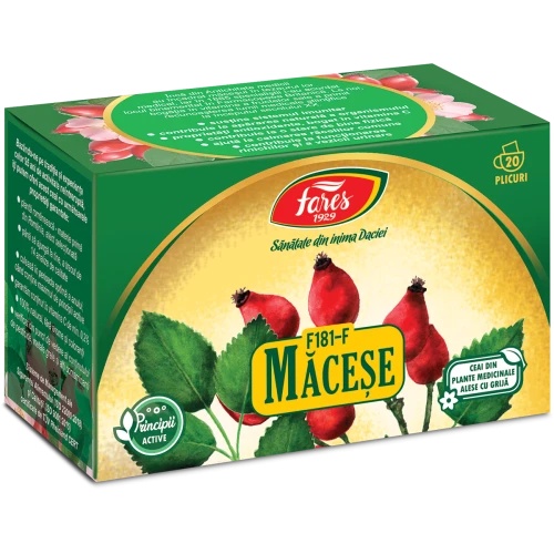 Ceai macese, 20 plicuri, Fares