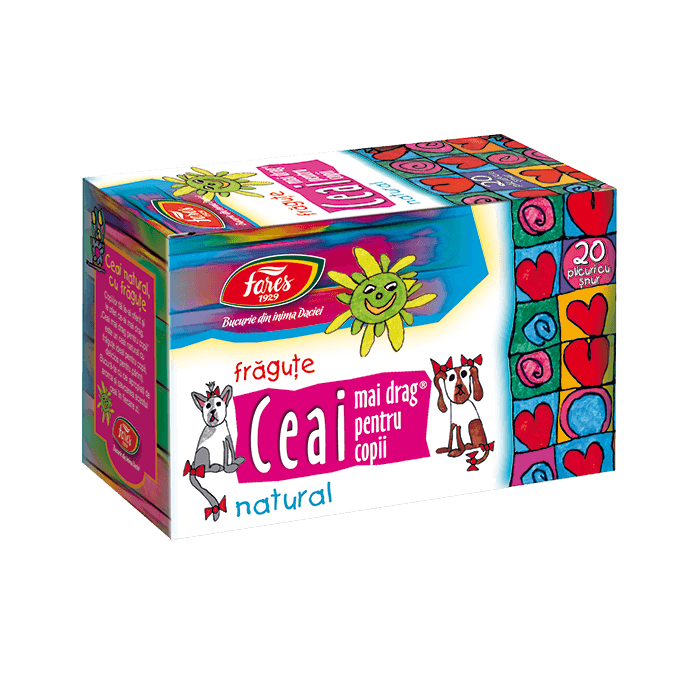 Ceai mai drag pentru copii cu Vitamina C, 20 plicuri, Fares