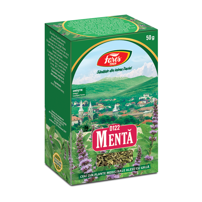 Ceai menta D122, 50g, Fares