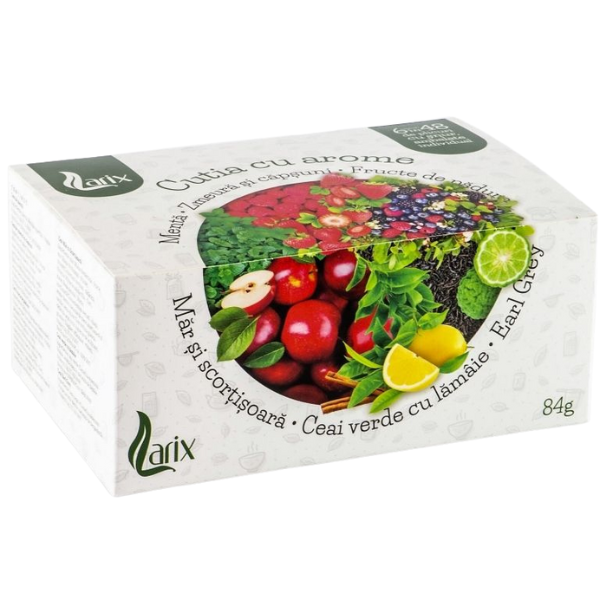 Ceai Mix 6 Sortimente, Larix | 48 plicuri cu supraplic