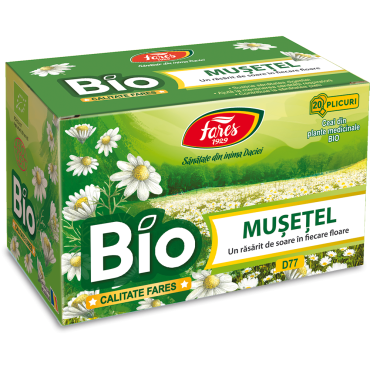 Ceai Musetel BIO, Fares | 20 plicuri