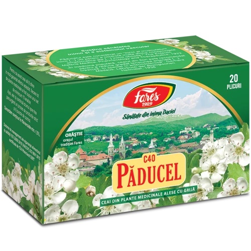 Ceai paducel, 20 plicuri, Fares