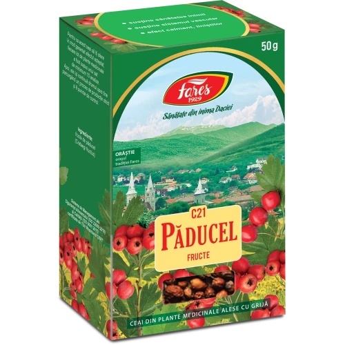Ceai paducel fructe, 50g, C21, Fares