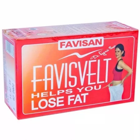 Ceai pentru slabit Favisvelt, 20 plicuri, Favisan