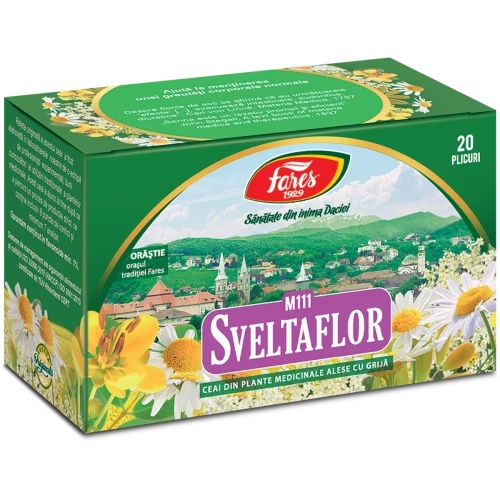 Ceai Sveltaflor, 20 plicuri, Fares
