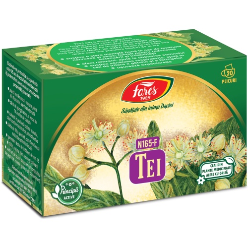 Ceai tei, 20 plicuri, Fares